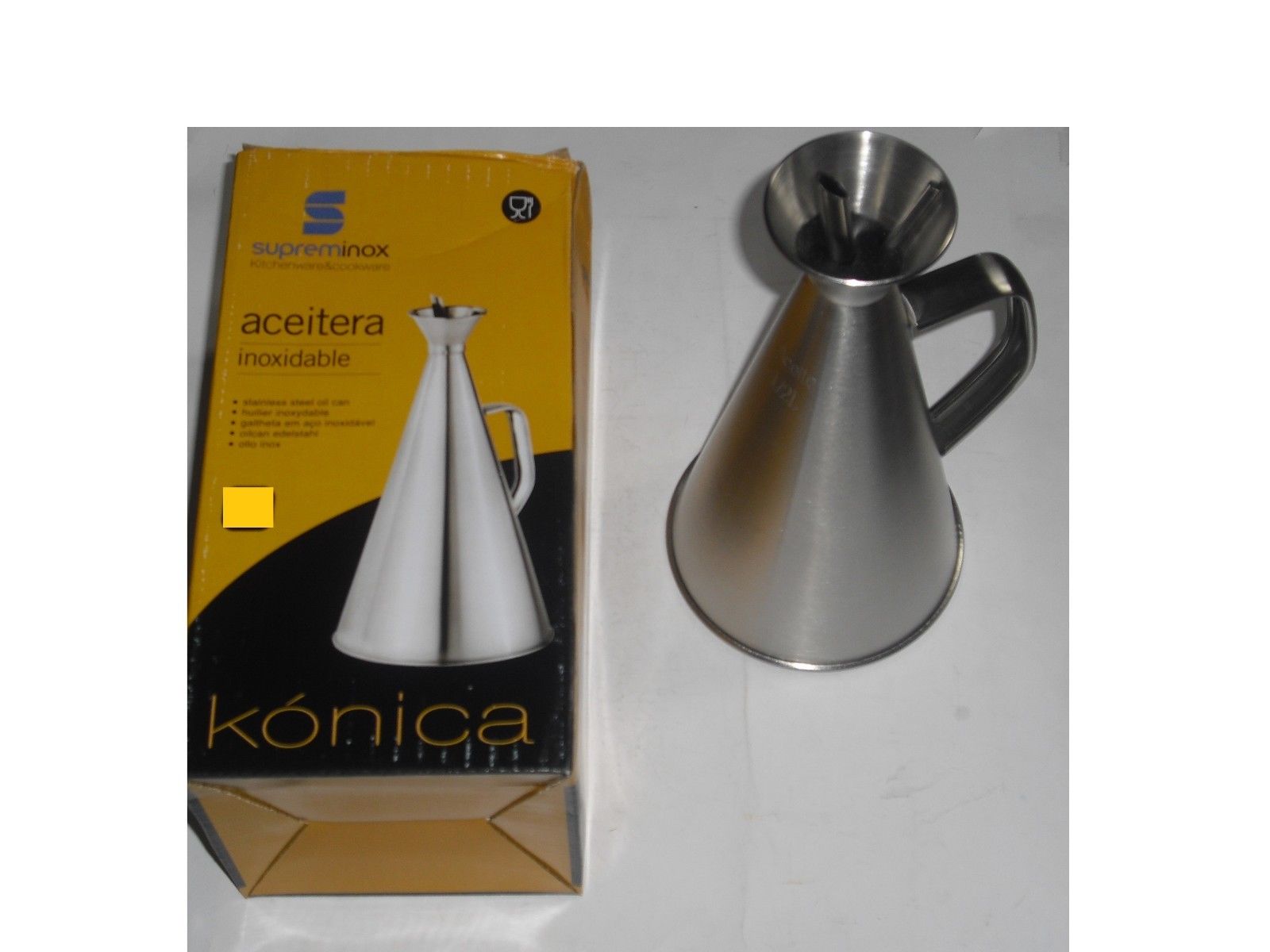 Oliera in acciaio inox 1lt